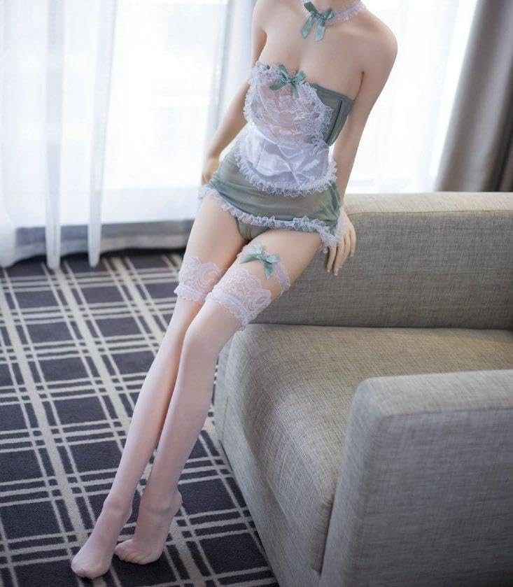 4.2FT Female A Cup Sex Doll, Full Size Sex Doll for Men with Small Breasts, Realistic Life Size Sex Dolls Adjust Skeleton, Adult Fun Sex Toy TPE Full Body Sex Dolls