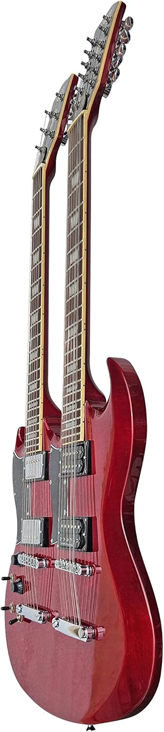 IYV - IDN-126 LH, 18 String Electric Guitar, Trans Red, Left hand