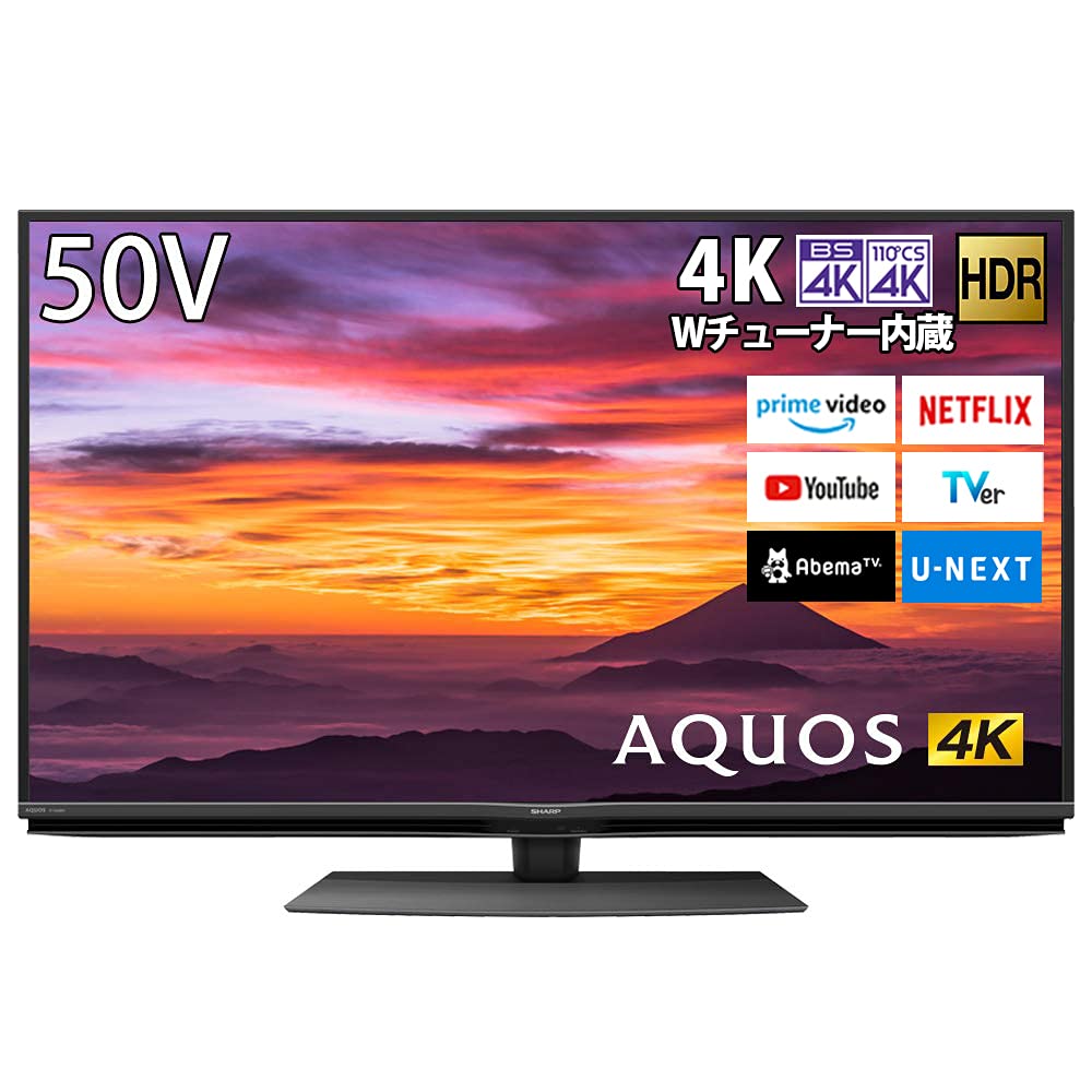 シャープ 50V型 4K 液晶テレビ Android TV 4T-C50BL1 - テレビ