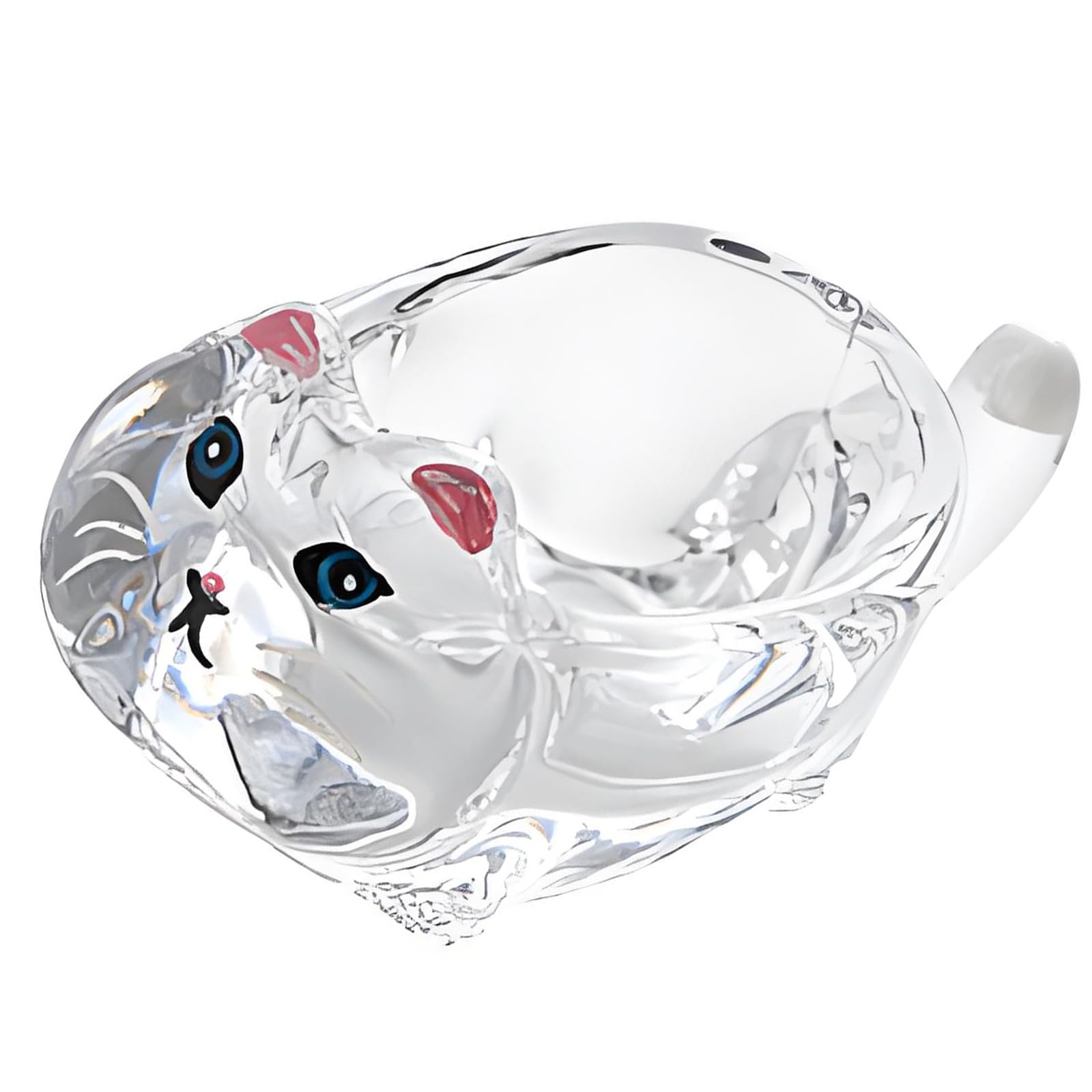 APGLSXY Shaped Condiment Bowl with Chopstick Rest, Clear Glass Sauce Server for Sushi Dipping and Home Table Settings Glass Sauce Bowl Chopstick Rest Dipping Condiment Small Tabletop Sushi Family