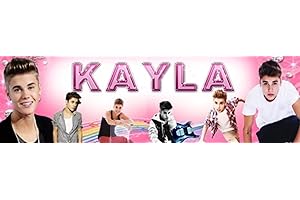 Justin Bieber Personalized Name Poster