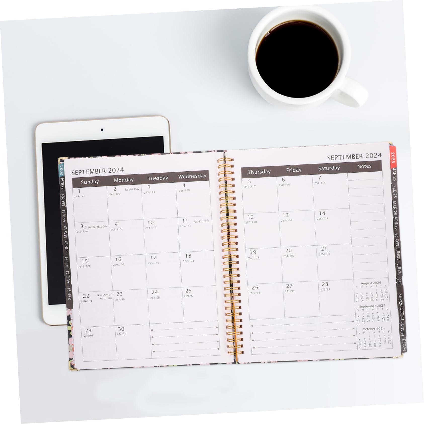 SHOWERORO Monatsplaner Terminplaner –2026 A4 Notizblock Planer Notizbuch Büro Kalender für Schule Reise Alltag