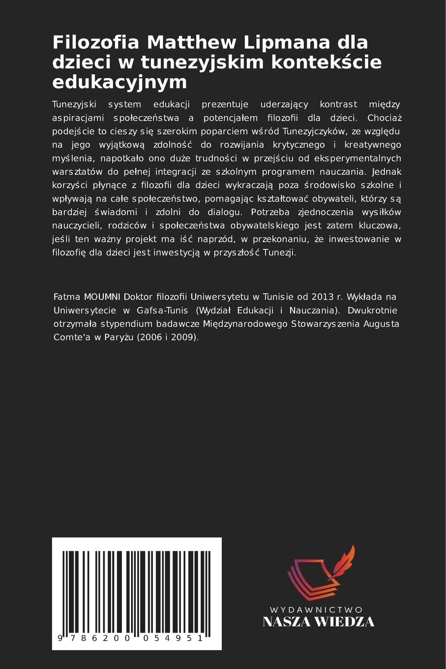 Filozofia Matthew Lipmana dla dzieci w tunezyjskim kontek¿cie edukacyjnym: Filozofia Matthew Lipmana dla dzieci