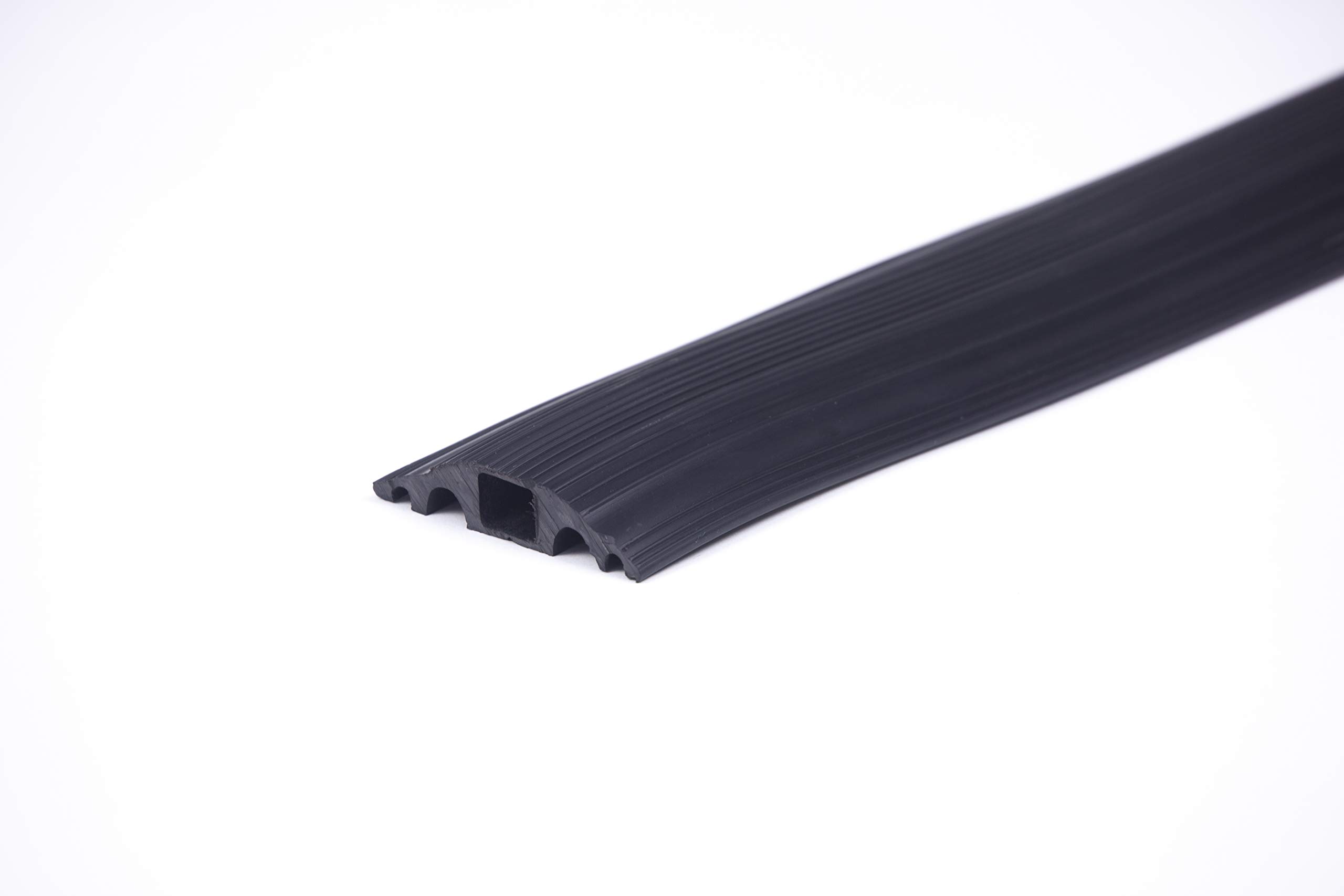 The Ramp People Black Floor Cable Protector 1M - 9M (4M) 4M Cable Cover, Cable Management, Cable Tidy