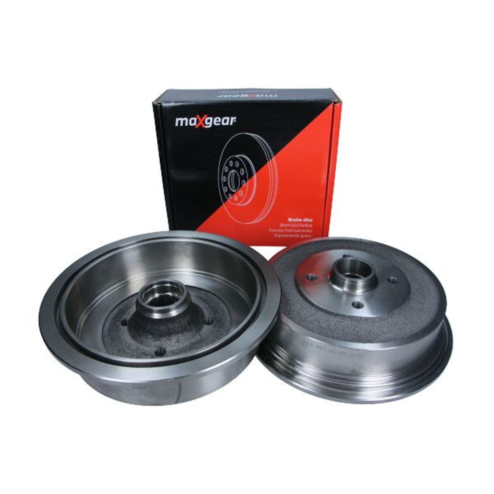 2X Maxgear 230mm Bremstrommeln hinten | 2x 19-2182 Kompatibel mit 100 C3 Avant (445, 446),100 C3 Stufenheck (443, 444),80 B4 Avant (8C5),80 B4 Stufenheck (8C2)