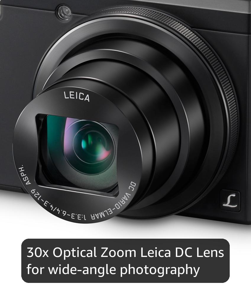 Panasonic DMC-TZ60EB-K Lumix Compact Digital Camera (18.1 MP, 30x