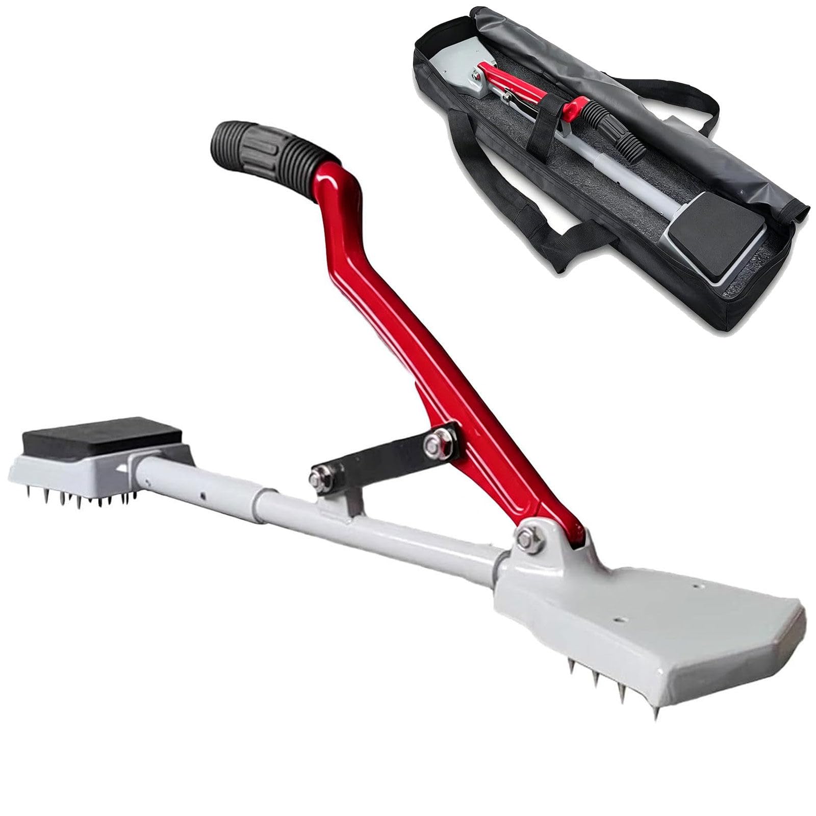 WACLMOTAKE Knee-protective carpet stretcher tool with high-traction teeth