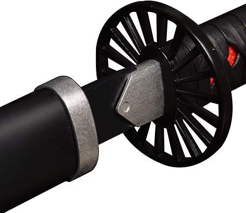 Miniatura 4 de Sword fort - Katana de acero al carbono de metal real, espada Katana de RengokuTanjiroInosuke de anime Demon Slayer, alrededor de 41 pulgadas,