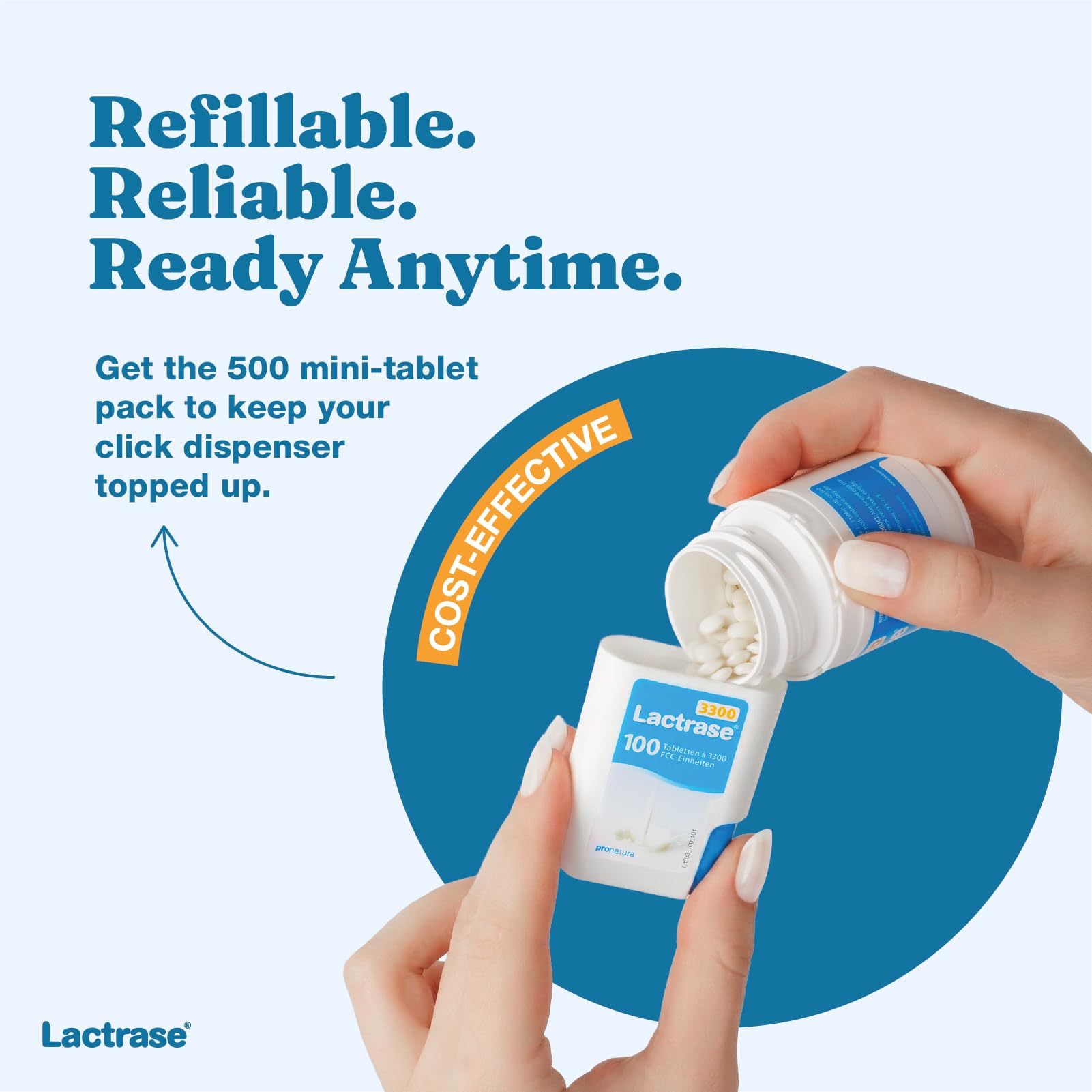 Amazon.com: Lactrase Tablet Dispenser – #1 Lactase Brand in German