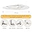 ZUCNANA Arch Support Inserts for Women Flat Feet (2 Pairs Clear), Soft Gel Arch Support Insoles for Plantar Fasciitis, Reusable Arch Pads for Foot Pain Relief, One Size Fits Any