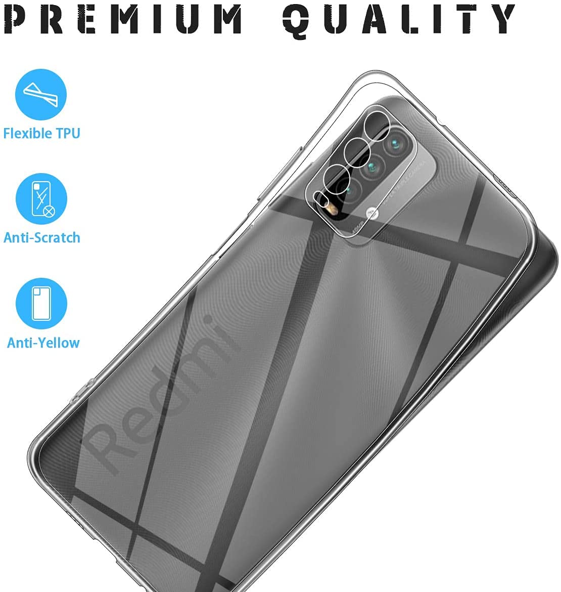 Bologna Fc Captor Cover Trasparente Per Xiaomi Poco X3/X3 Pro, Custodia TPU X3 Pro Poco