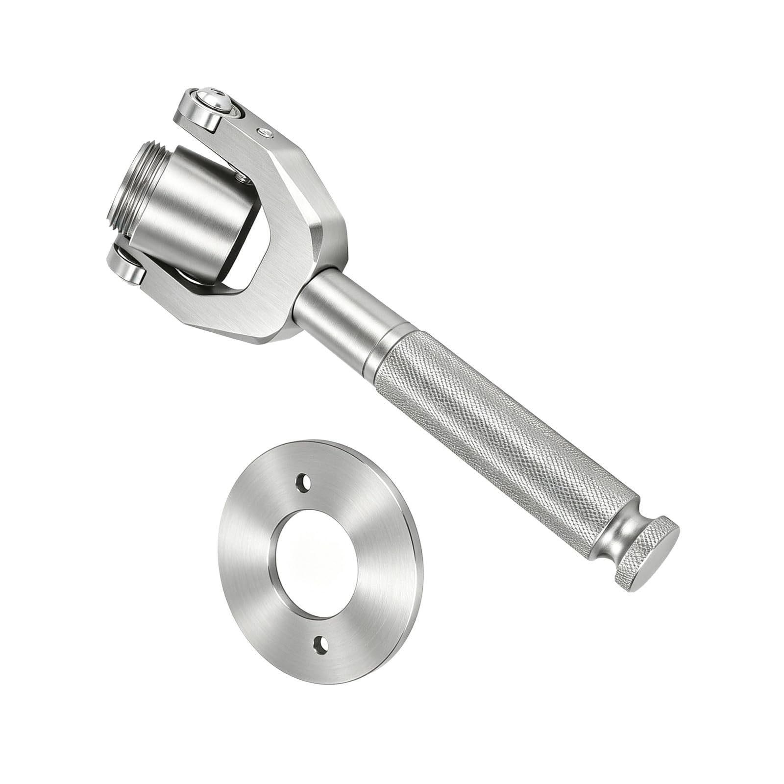 Set servizio cintura UTV, Silver | Dispositivo accesso alla frizione in lega, impugnatura testurizzata, disco adattatore, disponibilità per la