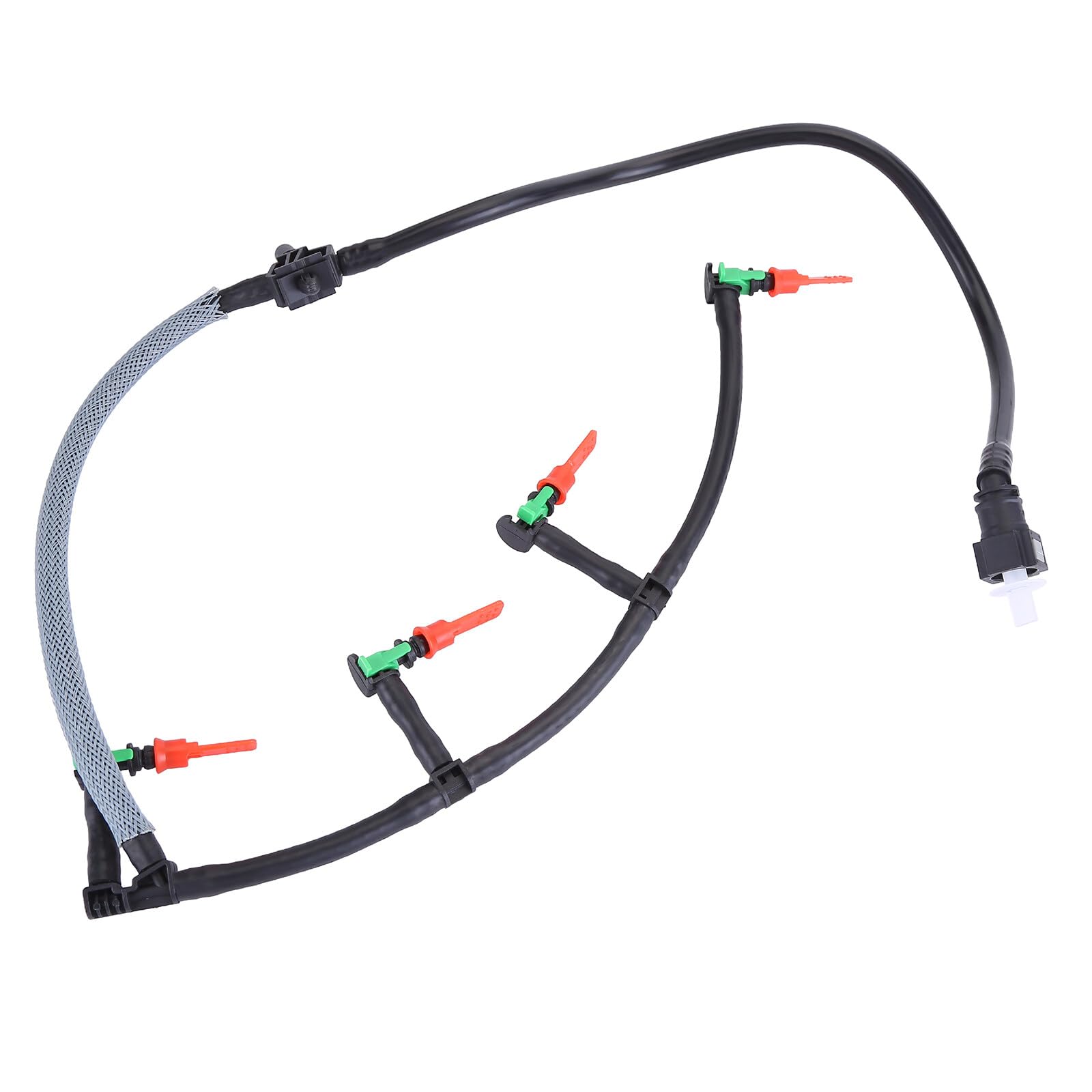 1756563 - Iniettore, tubo di ritorno, compatibile con Ford Ranger 2.2 TDCI, tubo di ritorno, olio di perdita, tubo del carburante 1746580, 1756563