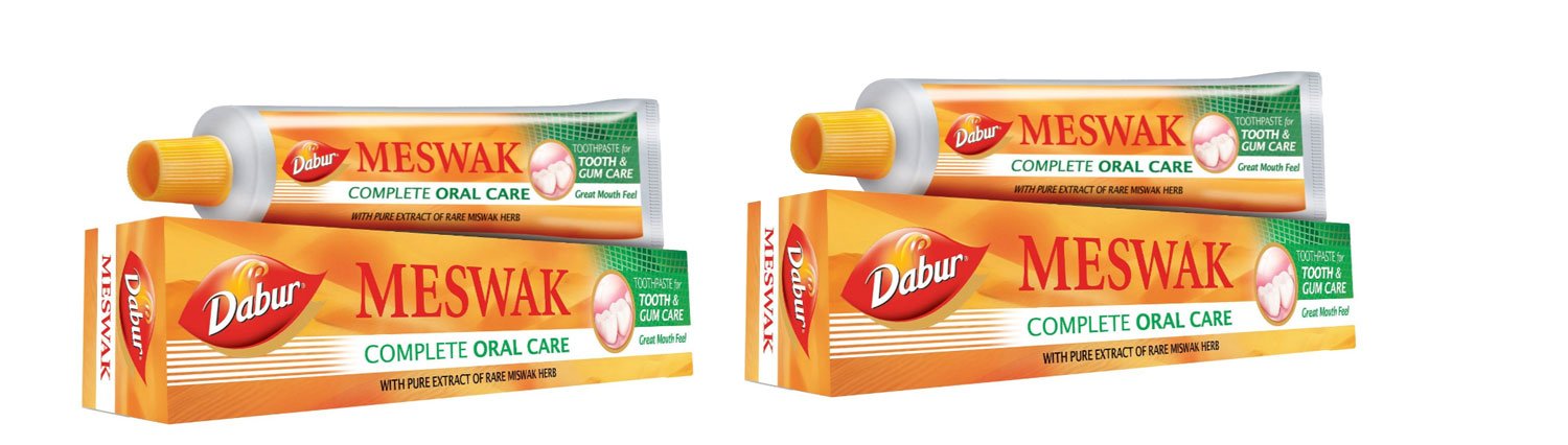 Dabur Meswak Toothpaste Complete Oral Care - 100g (Pack of 2) (B01HEH3C06) Amazon Price History, Amazon Price Tracker