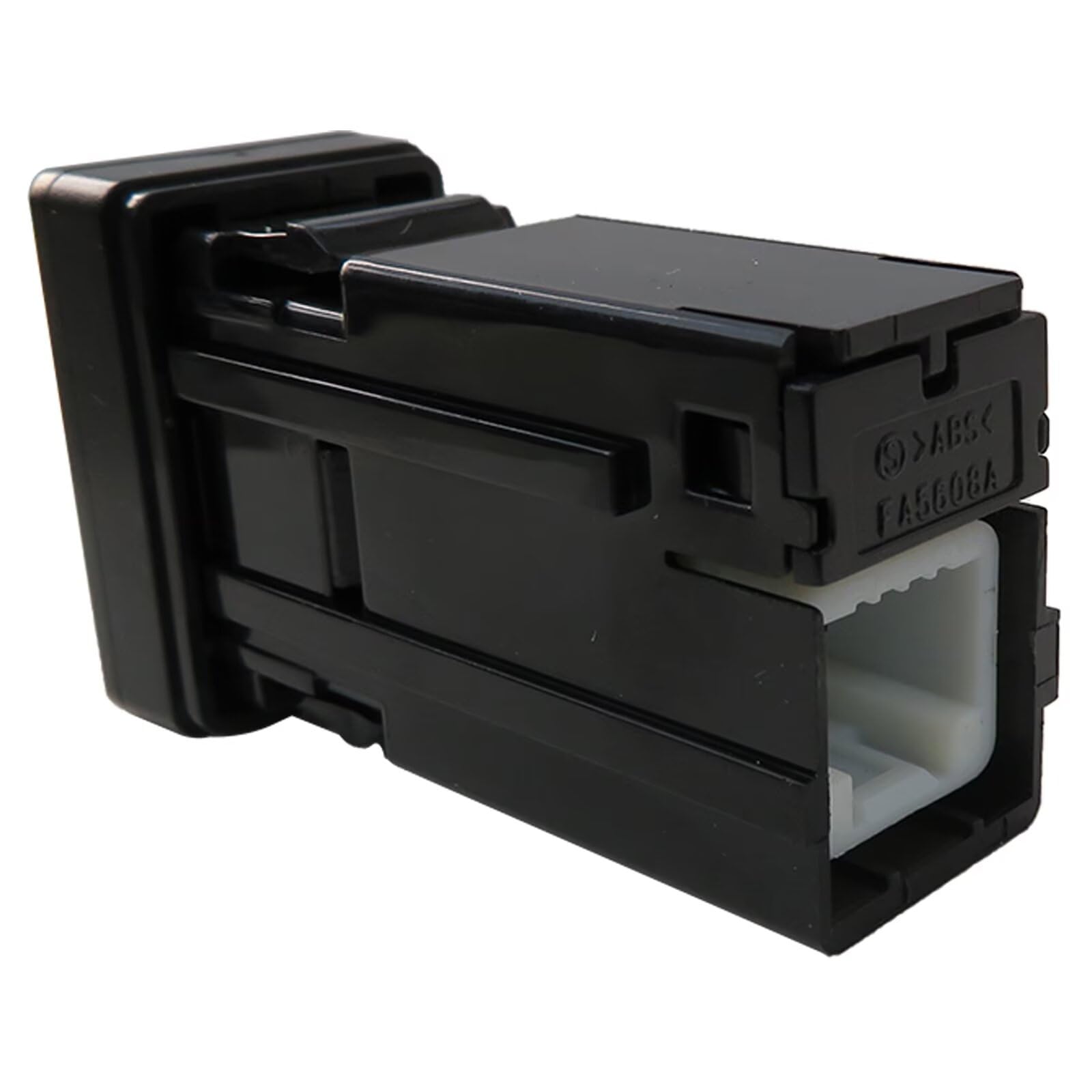 INGQI 86190-02010 Aux Jack Port Fit for 2007-2014 Tundra, Aux Port Auxiliary Input Jack Stereo Adapter Assembly, Black