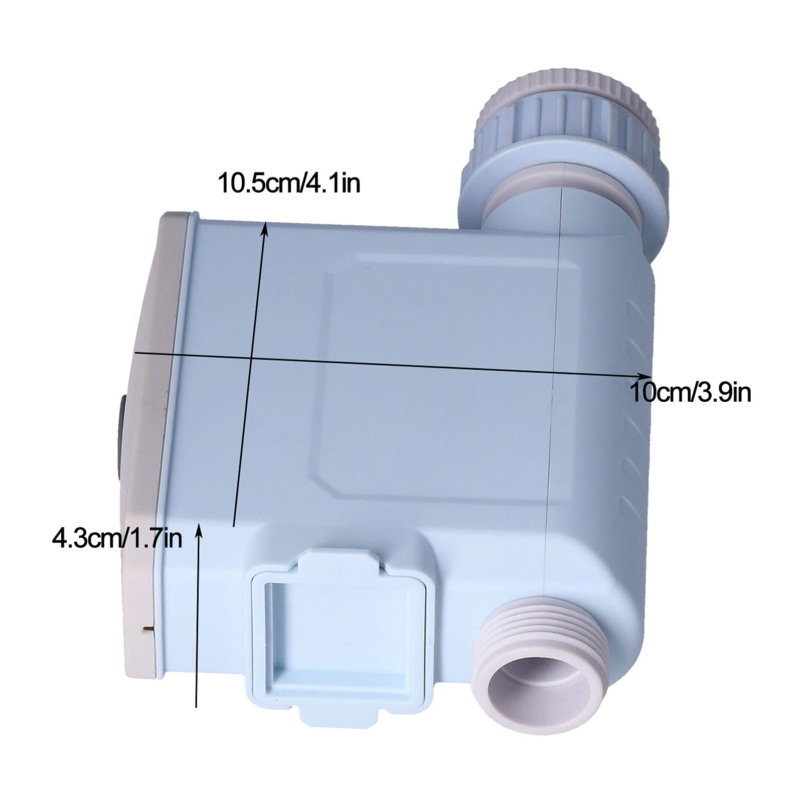 Bluetooth Timer per Irrigazione a Batteria, Programmatore Automatico con App Control, Centralina per Irrigazione Giardino IP65, Innaffiatore Automatico per Vasi