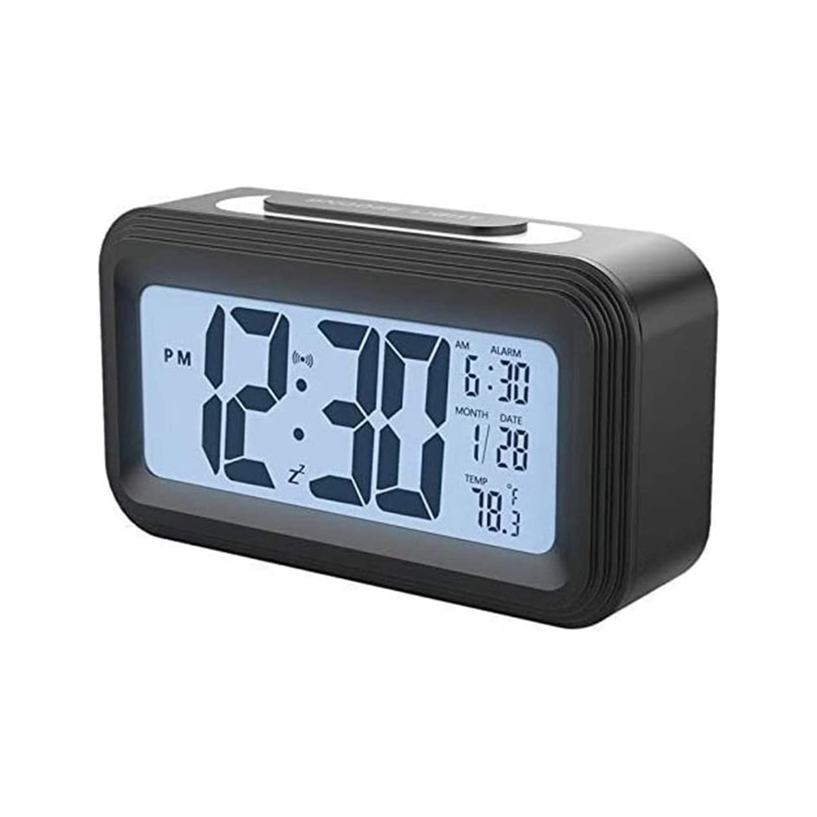 BMKGODN alarm clock， LED Smart Digital Clock,12/24H,Battery Operated Easy Operation for Kids Bedroom