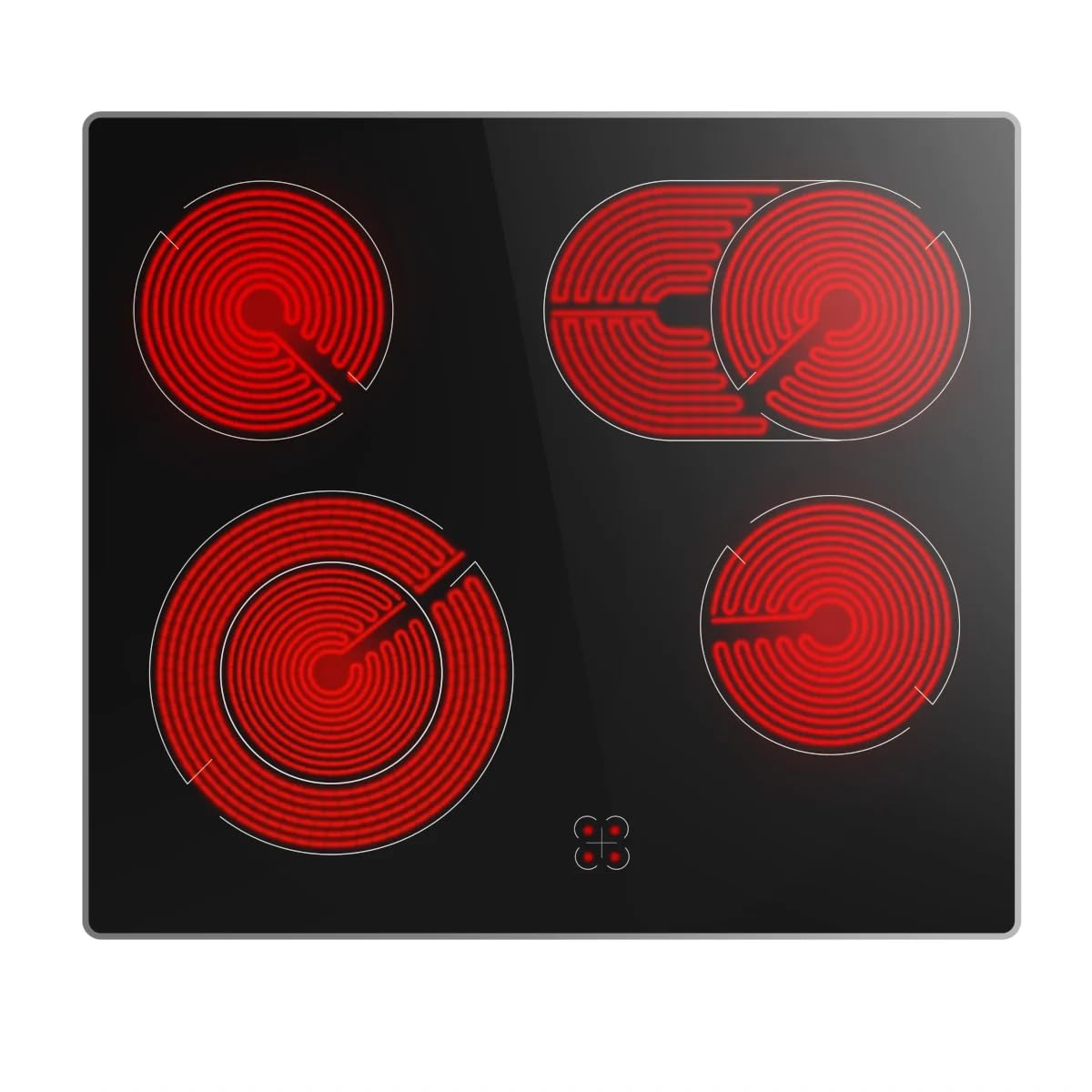 PKM Einbauherdset EHS8-2KBG - Premium Set - 9 Backofenfunktionen - Touch Control
