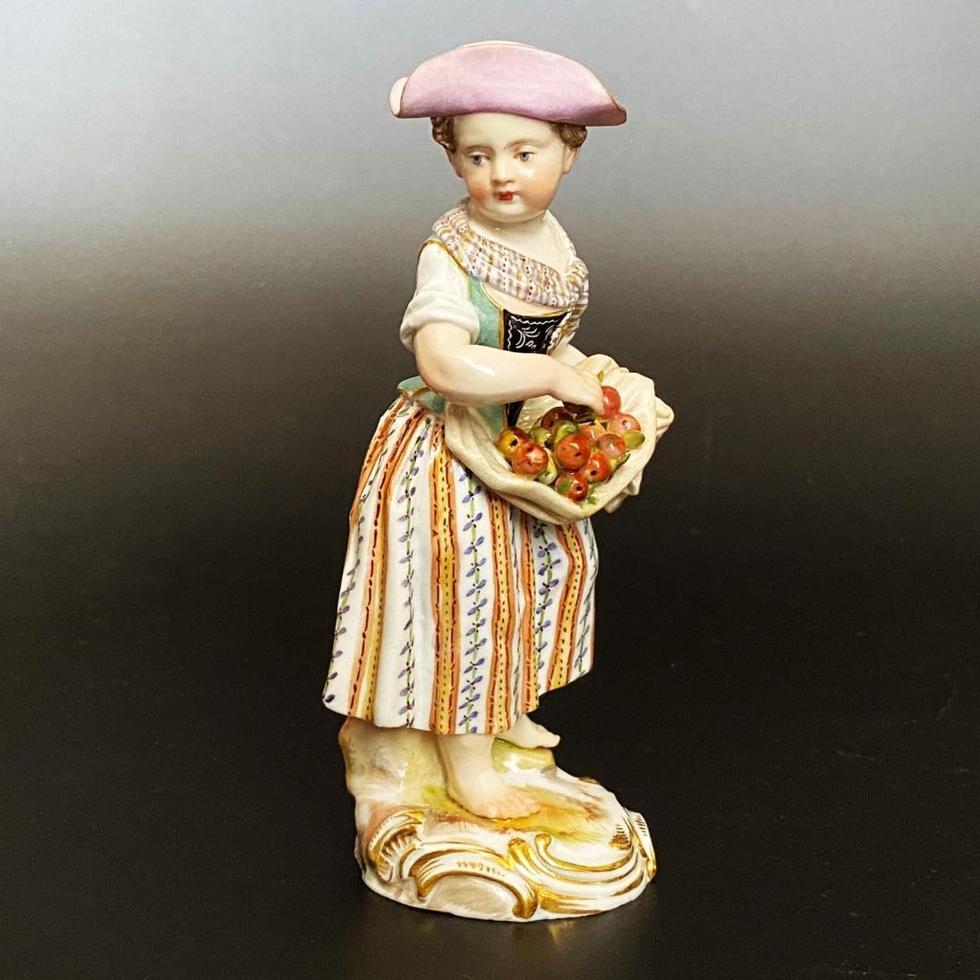 Amazon.co.jp: Meissen PORCELAIN GIRL FIGURINE : Home & Kitchen