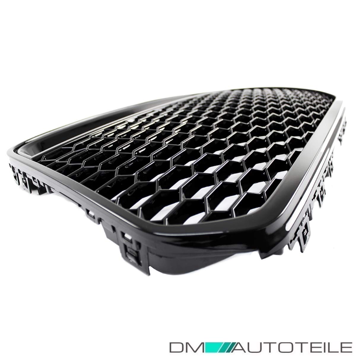 DM Autoteile Sport Wabendesign Kühlergrill Hochglanz Schwarz passt für A6 4G C7 bj 10-14 außer RS6 S6
