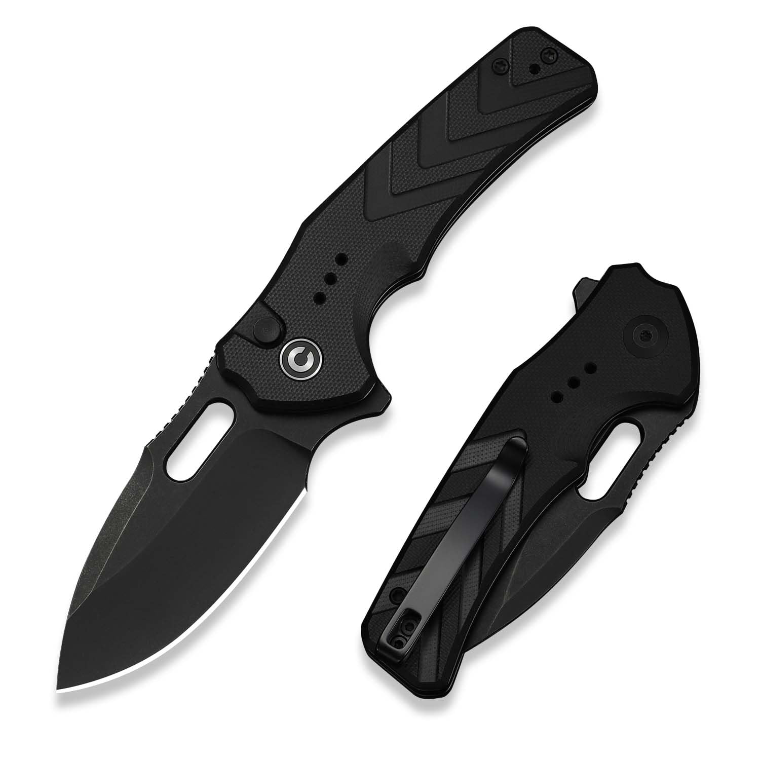 CIVIVI Vexron Folding Pocket Knife, 2.98" Swedish 14C28N Blade G10 Handle - Perfect for Tactical Outdoor Activities C24066-1