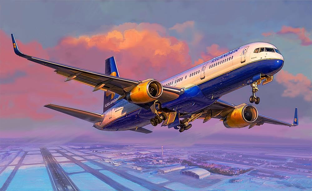 Zvezda 7032 1:144 Boeing 757-200 - Kit de Modélisation en Plastique à Assembler - Réplique Détaillée Non Peinte