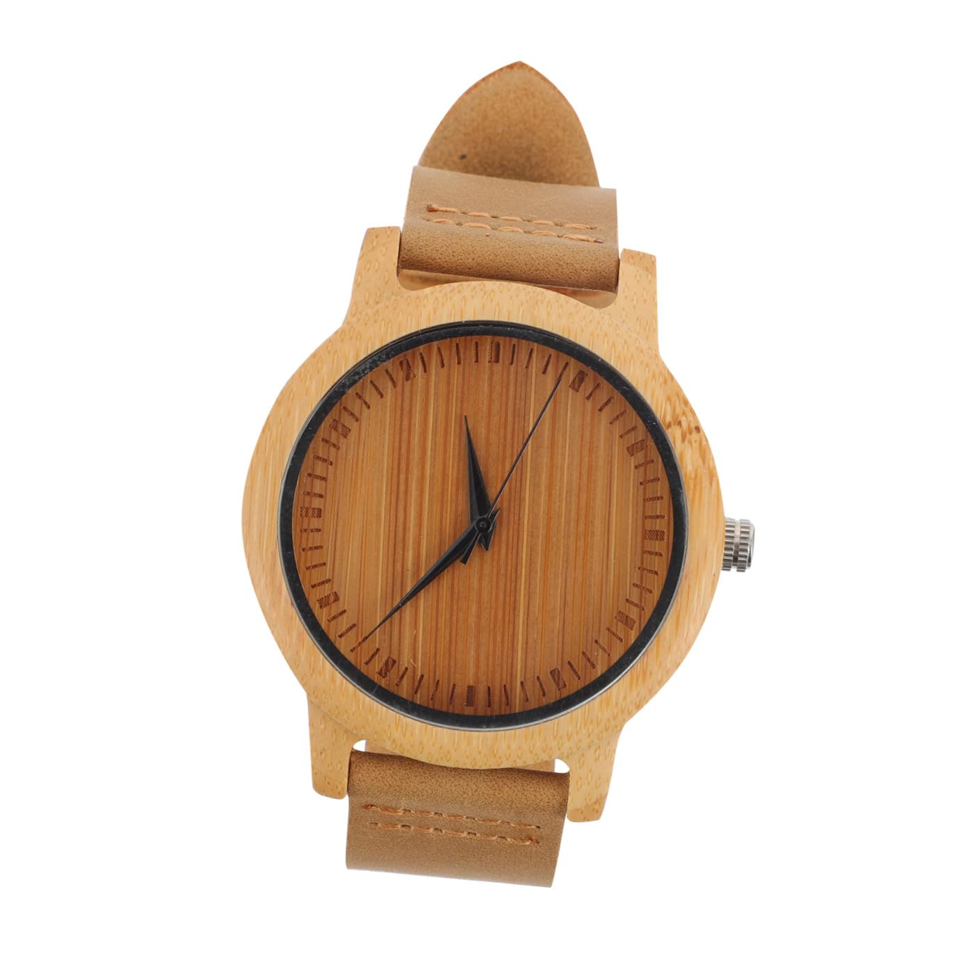 VALICLUD Reloj de Pulsera de Madera de Bambú y Correa Movimiento de Cuarzo Diseño Elegante para Mujer y Hombre Adecuado para Uso al Aire Libre y Negocios