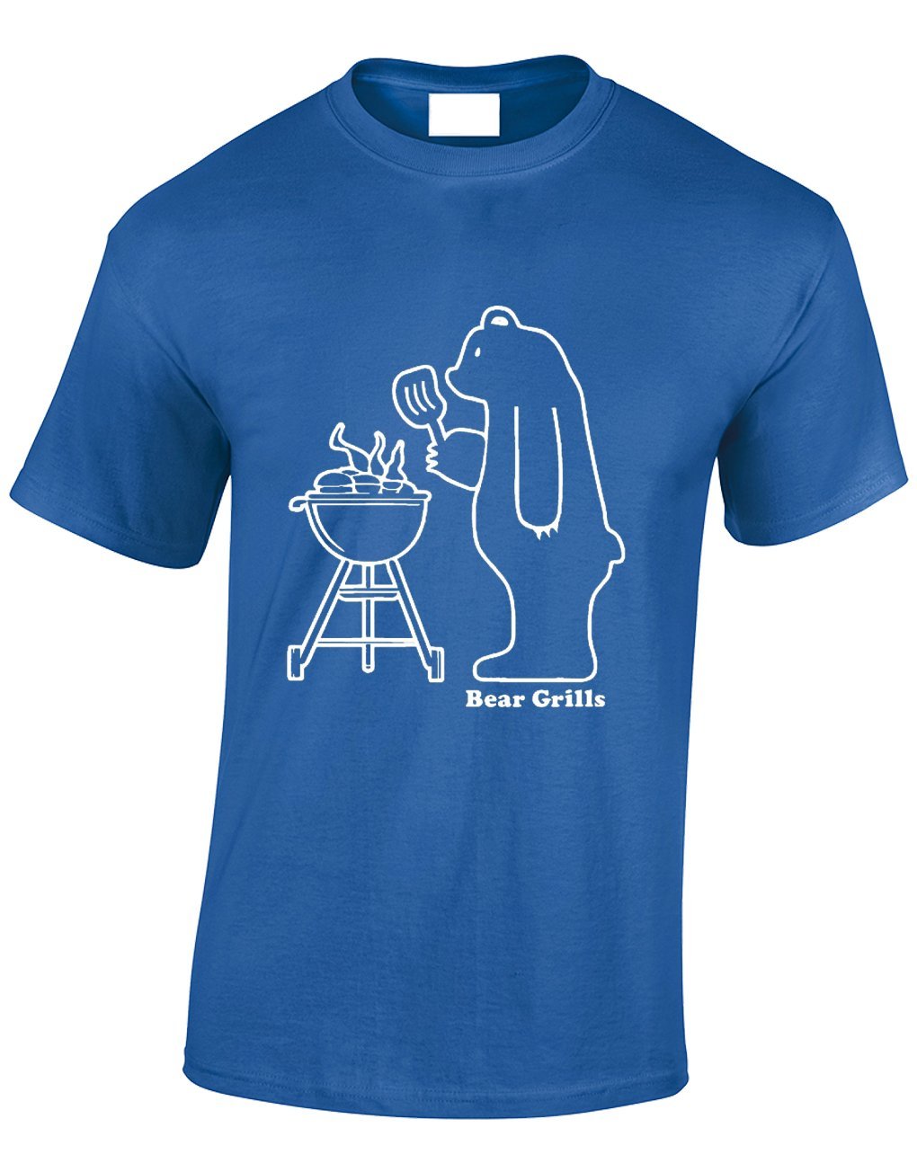 Crown Designs Men's Royal Bear Grills Funny Cool For & Teenagers T-Shirts Tops - /Small