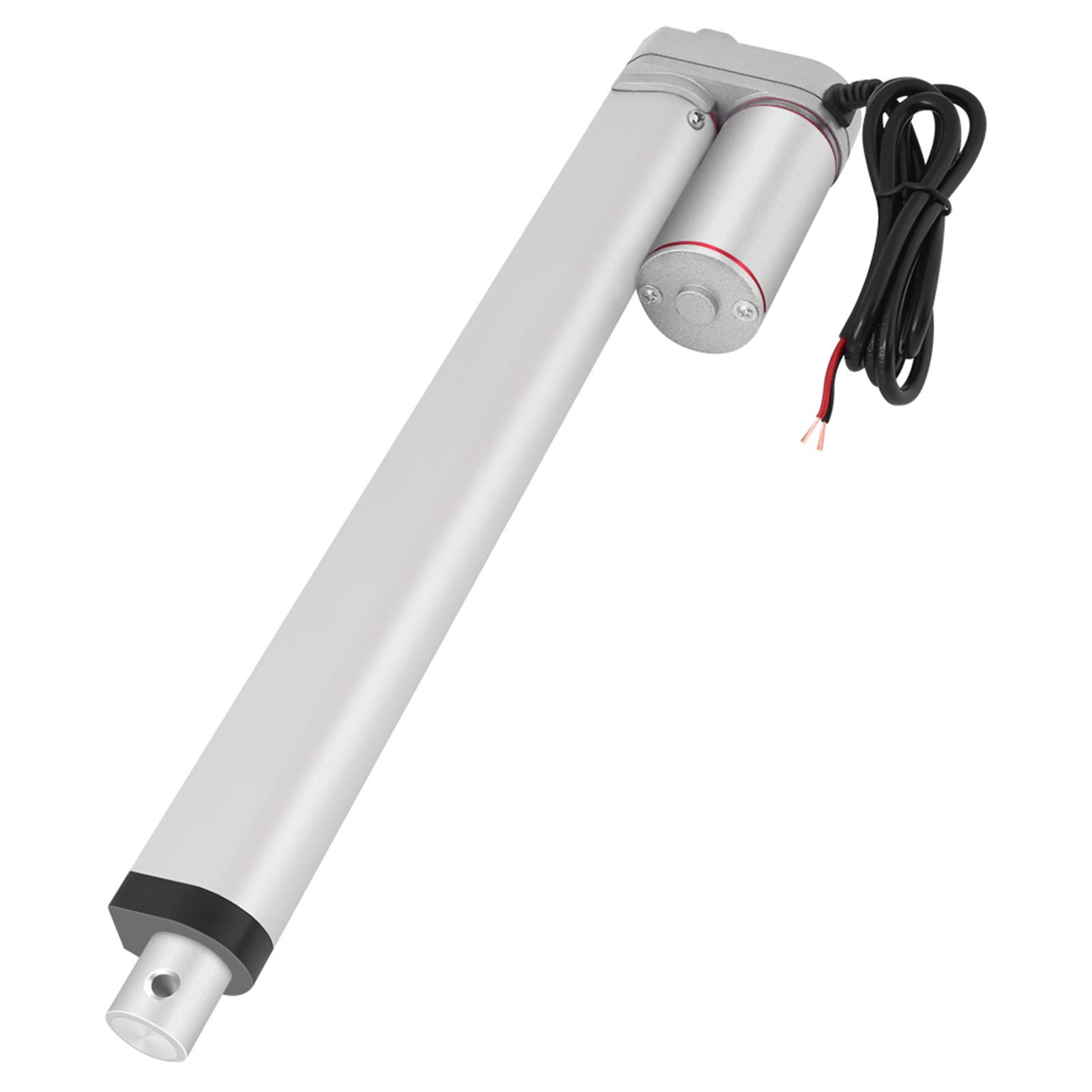 Attuatore Lineare per Impieghi Gravosi con Corsa 300 Mm, Motore Elettrico 12 V, Bassa rumorosità, Telecomando, Corpo in Alluminio, Ingranaggi Ad Alta Resistenza, Protezione