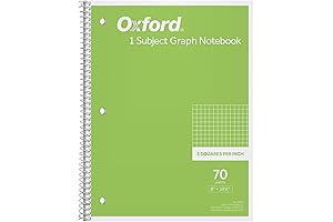 Oxford Graphing Notebook - Pastel Green