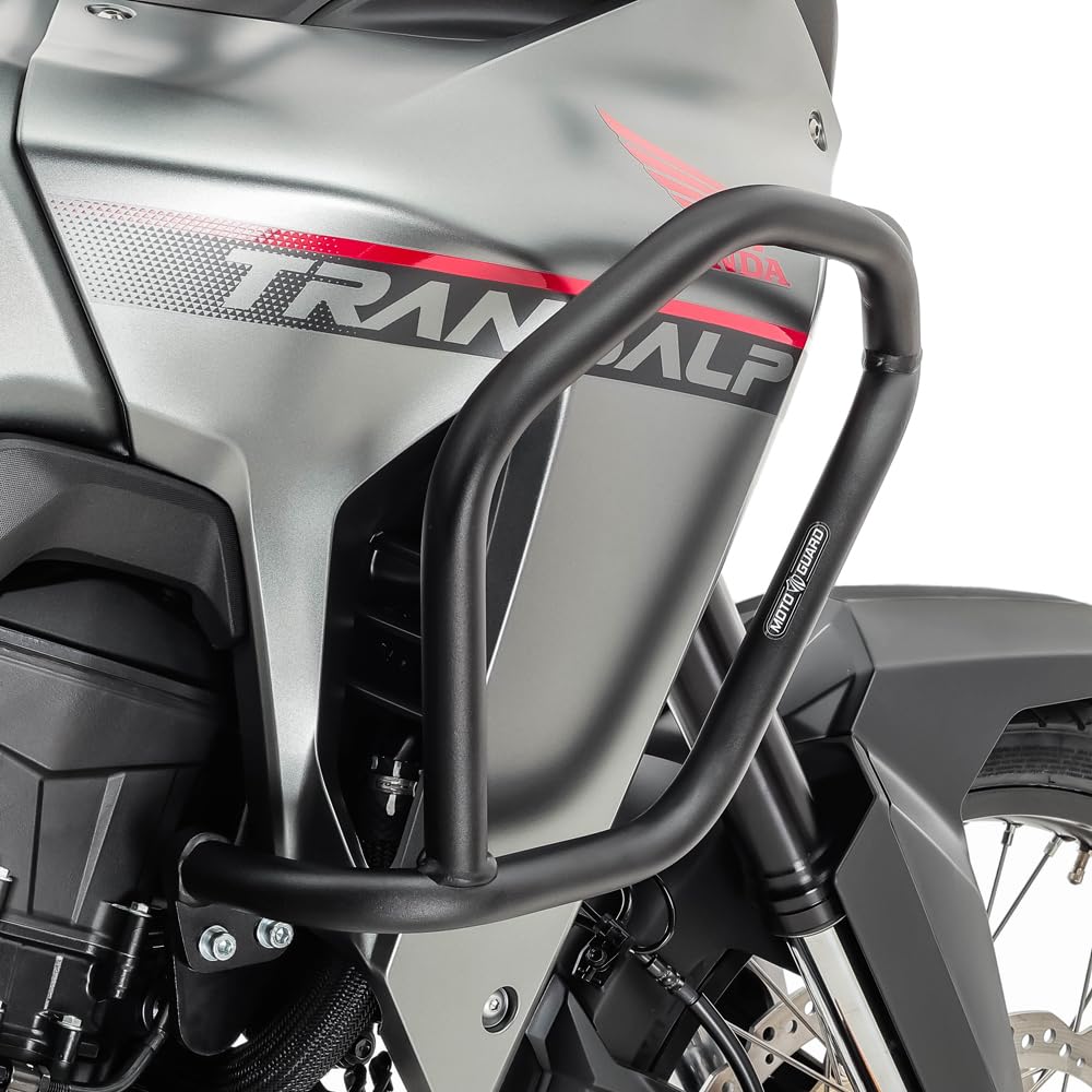Set Defensas + Faro addicional Compatible para Honda Transalp XL 750 23-25 HG12 Negro