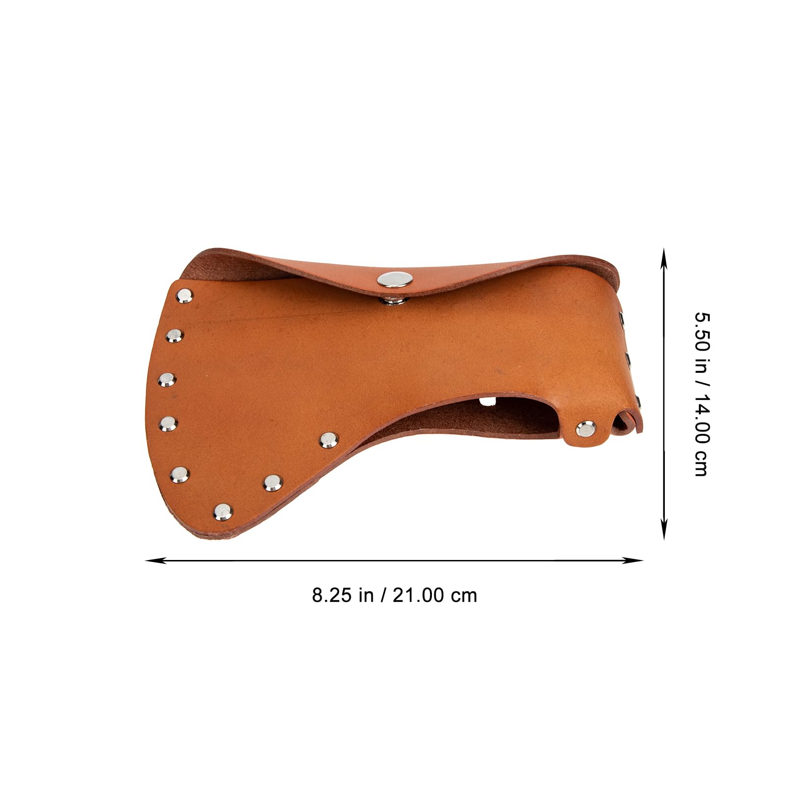 GANAZONO 2pcs Portable Cattlehide Hatchet Cover Sleeve Professional Axe Blade Lightweight Design for Camping Outdoor Use for Outdoor Enthusiasts