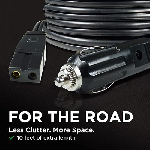 Miniatura 3 de Schumacher 123 Cable de repuesto para enfriador de 10 pies - 12V - Extiende refrigeradores y calentadores