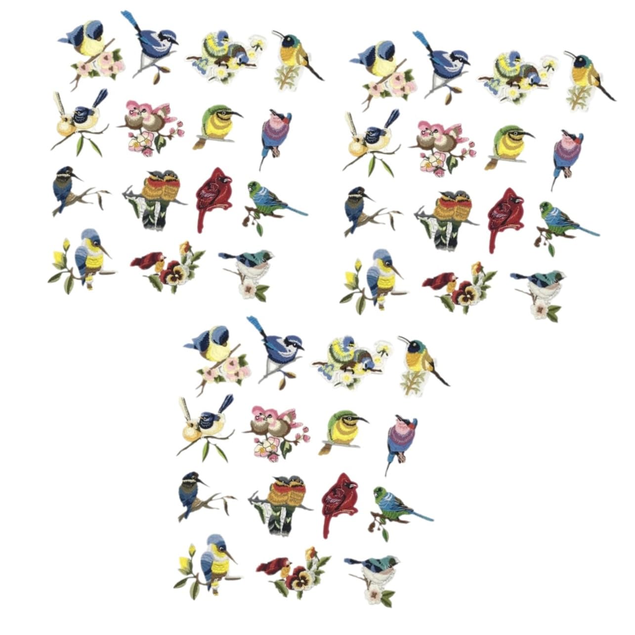 Panno Da Ricamo A Patch Cucire Sulla Cucire La Vestiario Toppe Per Vestiti Toppe Ricamate Con Uccelli Applique Da Ricamo Filo Da Ricamo