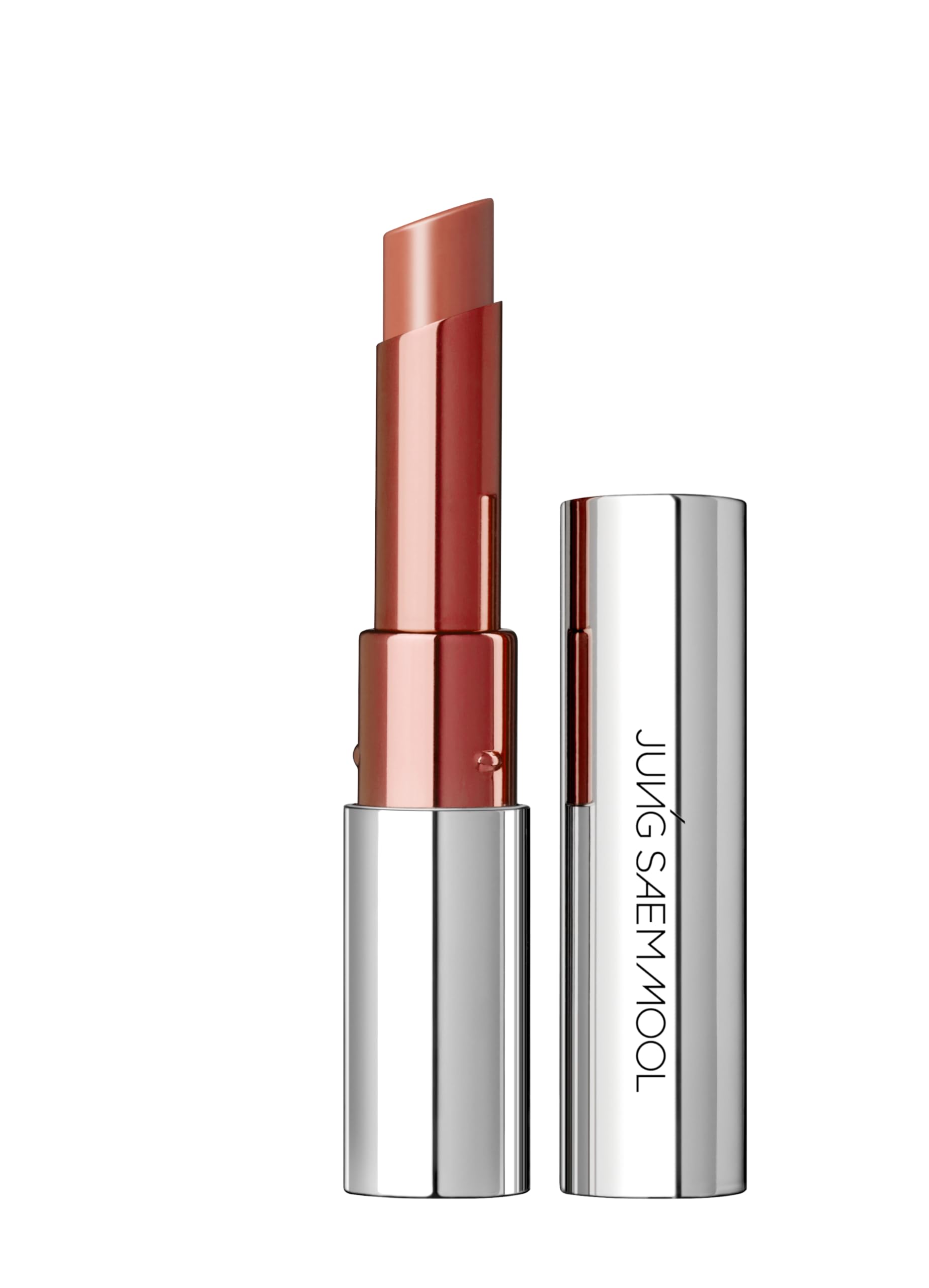 New Classic Glaze Lipstick 2.3g, High-Shine Slim Lipstick with Volumizing Menthol, Lightweight Non-Sticky Glassy Finish, Nourishing Lip Care, Korean Lip Makeup (Ripple Beige)