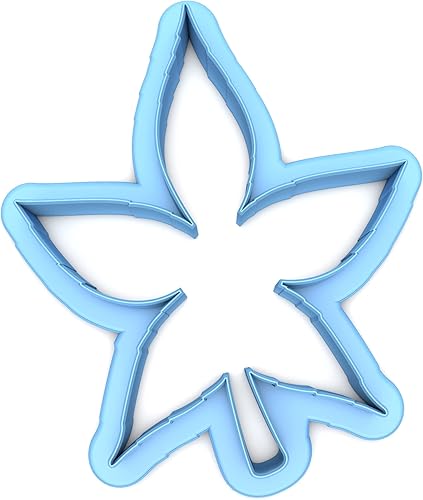 Sweet Prints Inc Buckeye Leaf (outline) Cookie Cutter - Dishwasher Safe (2")