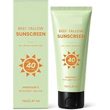 Daily SPF 40 Sunscreen Cream, 70g / 2.47 oz Lightweight NonGreasy Sun Care Lotion for Face & Body