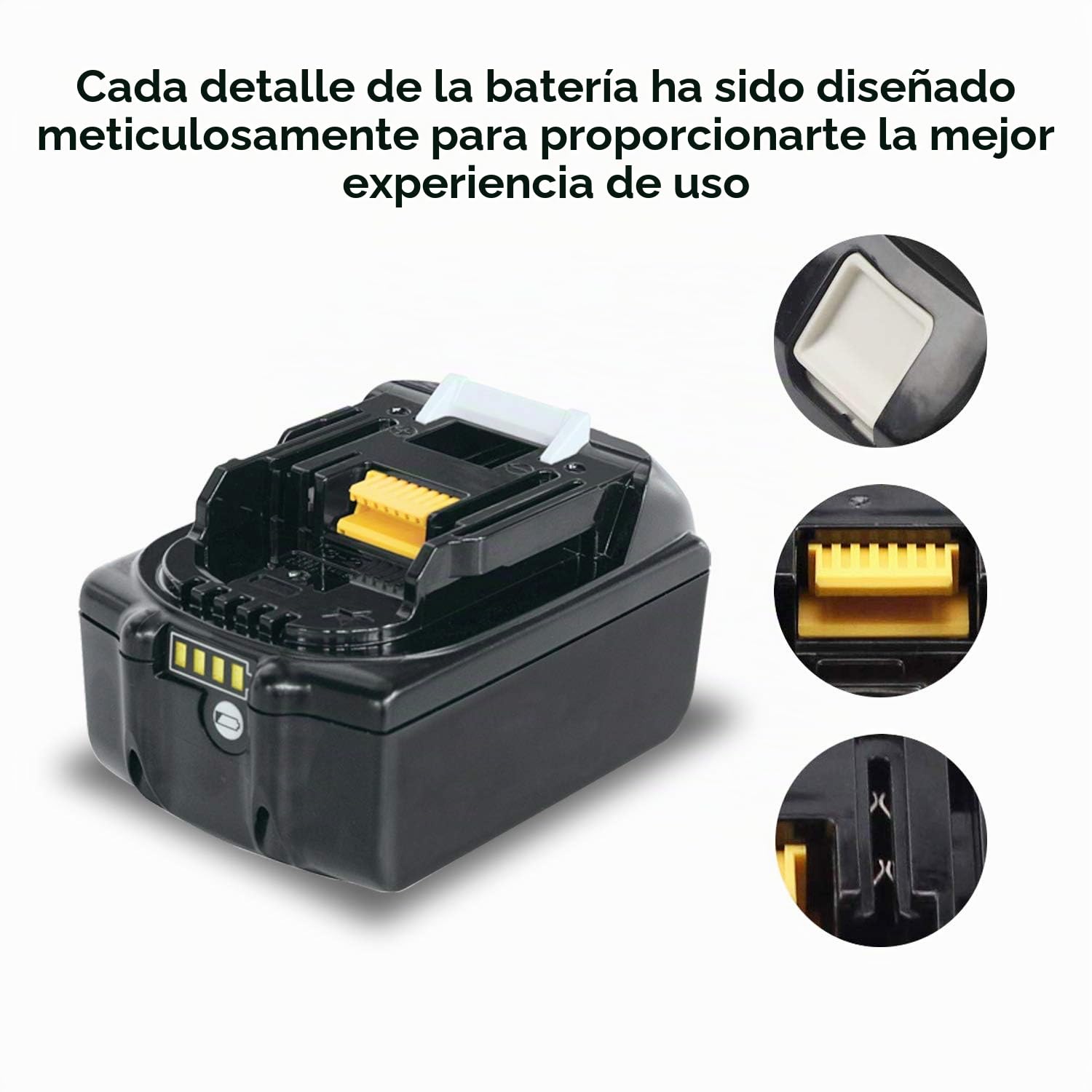 LabTEC 2 Packs BL1850 18V 5000mAh Baterías de Litio de Repuesto para Makita 18V BL1815 BL1830 BL1835 BL184 BL1860 LXT400 Herramienta Eléctrica sin Cable con Indicador LED