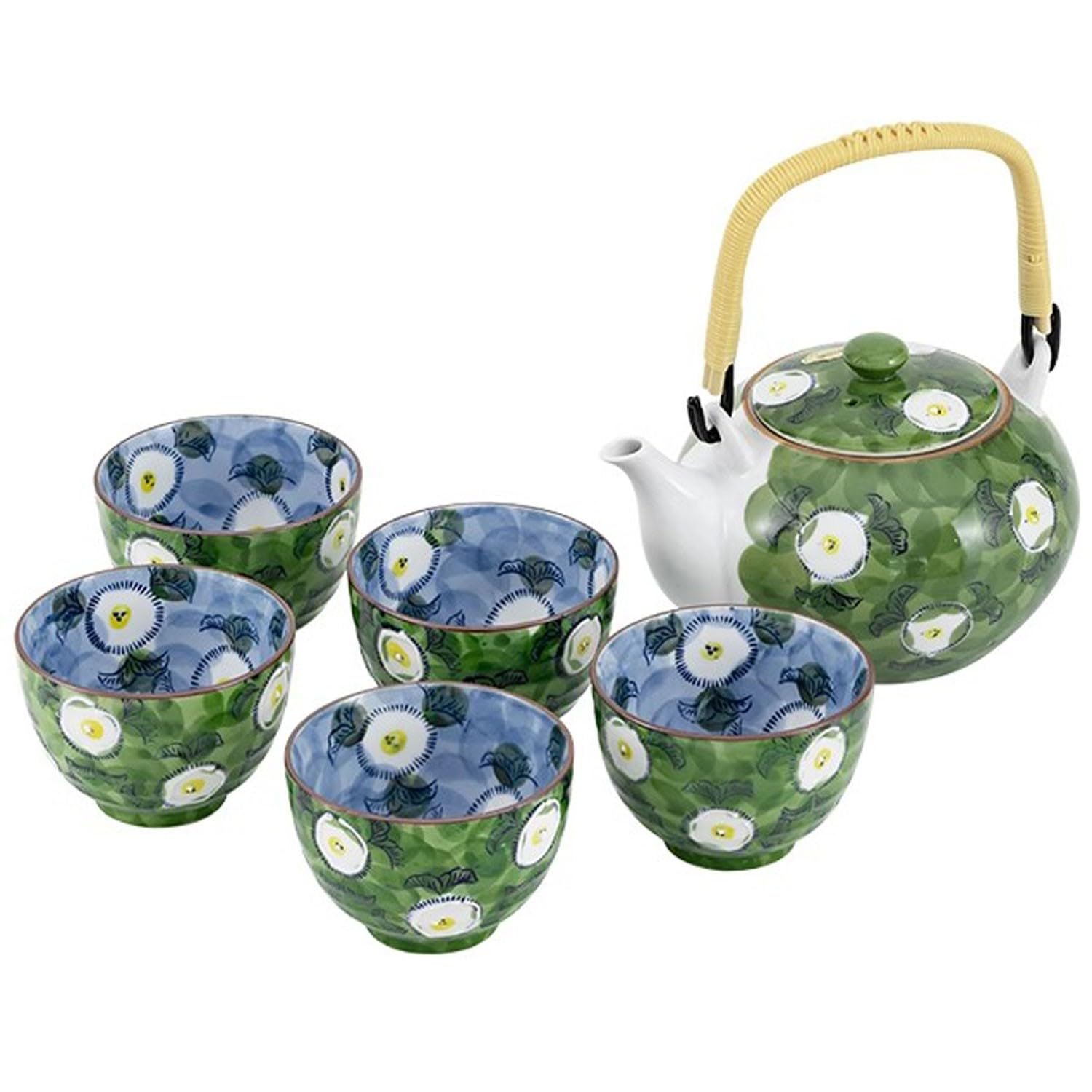 Set da tè, Set da tè Set da tè Set da tè Set da Tazza da tè Stile teiera Tazza da tè con colino, Set da tè in Ceramica per Il tè pomeridiano a casa