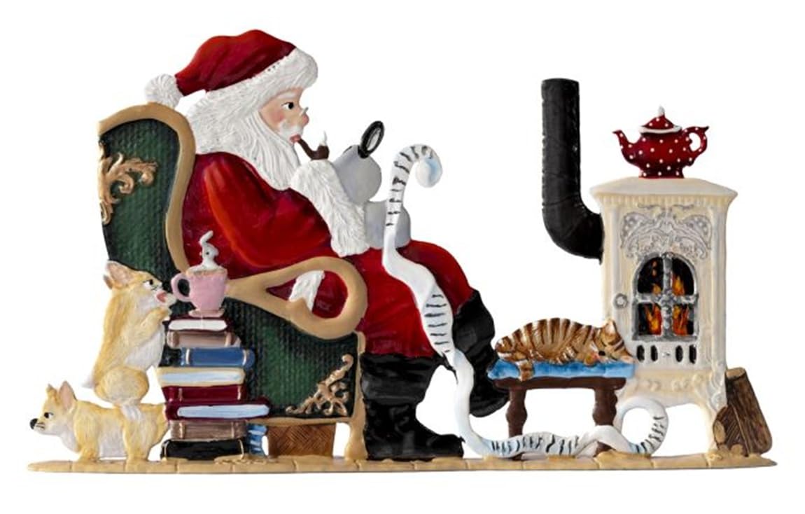 ETC Wilhelm Schweizer Figur aus Zinnlegierung Nikolaus mit Wunschliste - Jahresnikolaus 2025