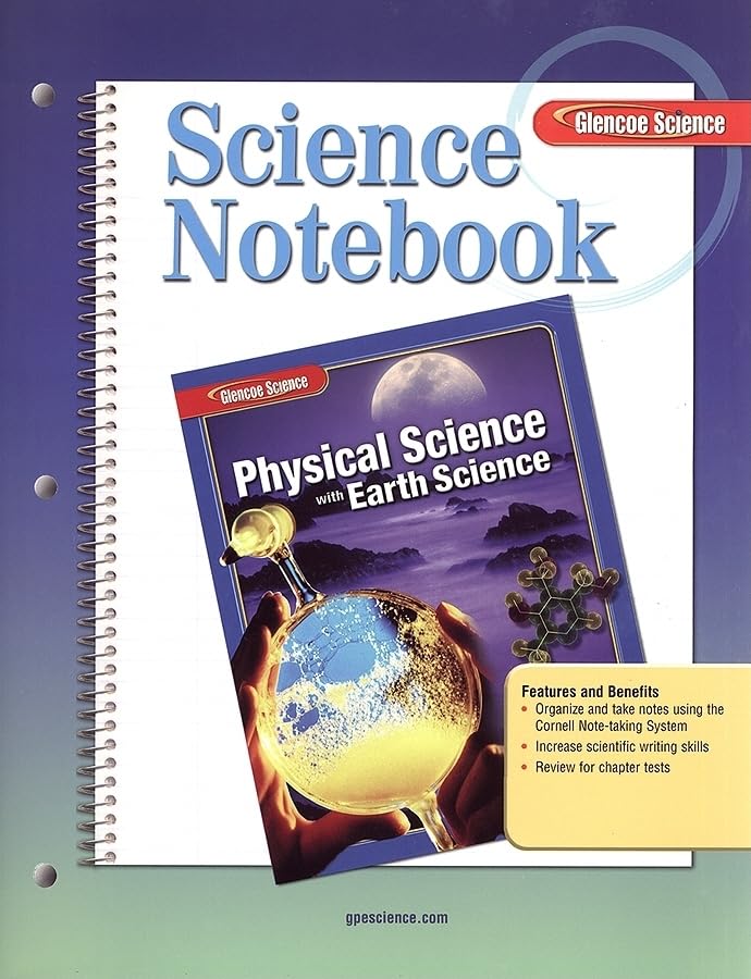 Buy Glencoe Physical Science + Earth, Science Notebook — BookShops.in