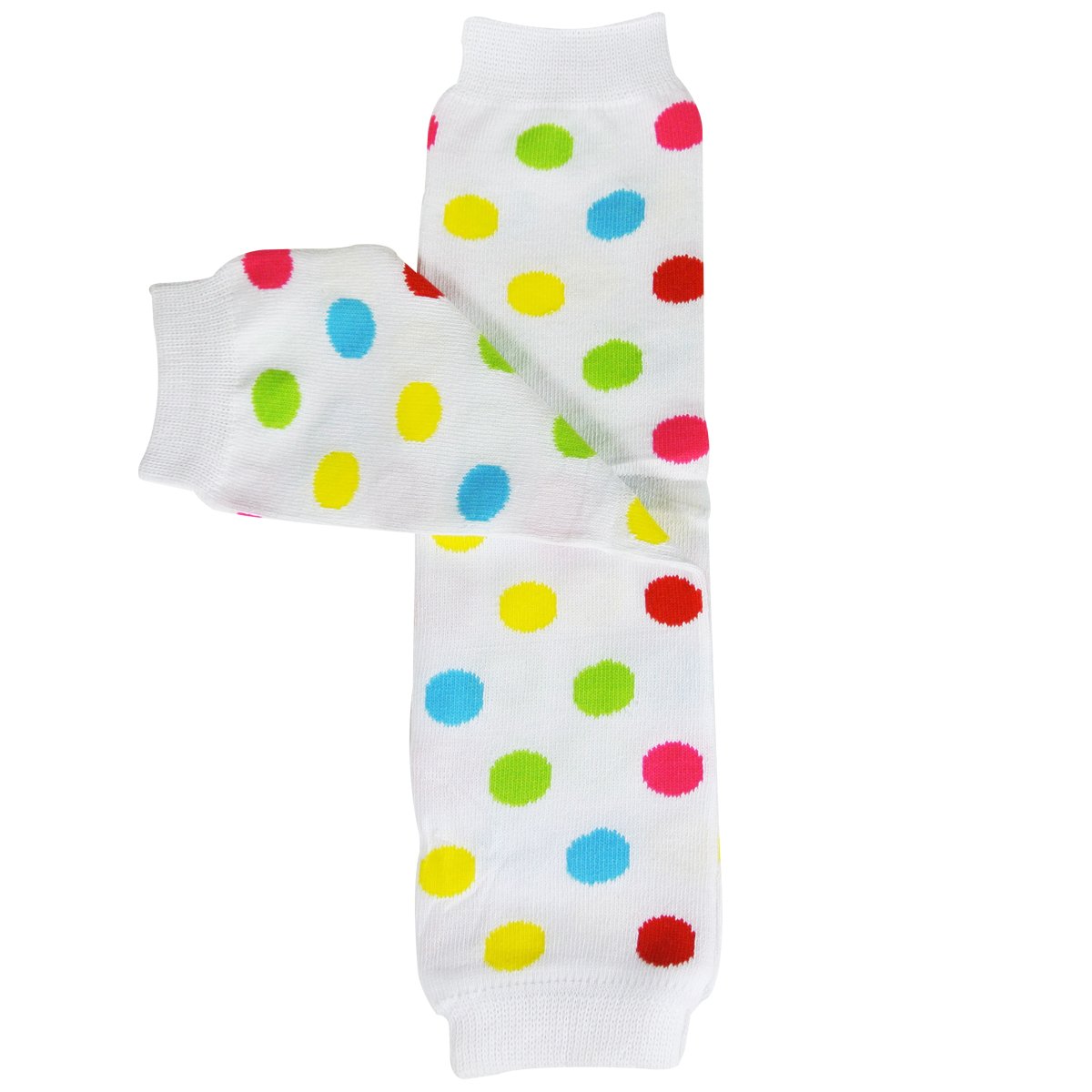Wrapables Colorful Baby Leg Warmers - Dots Multi-Color