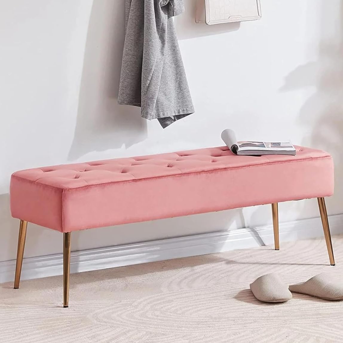 Jumbo Crafts Bench Velvet Upholstery For The Entryway Sleeping