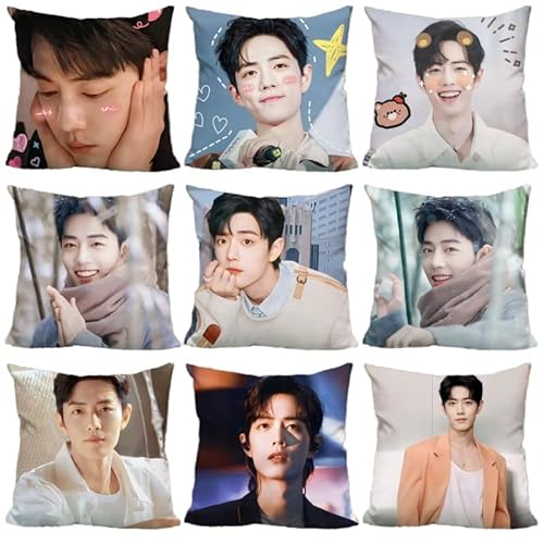 肖戦 シャオ・ジャン 抱き枕 ぬいぐるみ クッション 抱きまくら 背当て アニメグッズ 柔らかい 高弾性 可愛い 快適 多機能 両面プリント コスプレ小物 萌えグッズ 携帯枕 座布団 お昼寝枕 家庭用 寝室用 誕生日 プレゼント 男女兼用 (7,35*35CM)のサムネイル