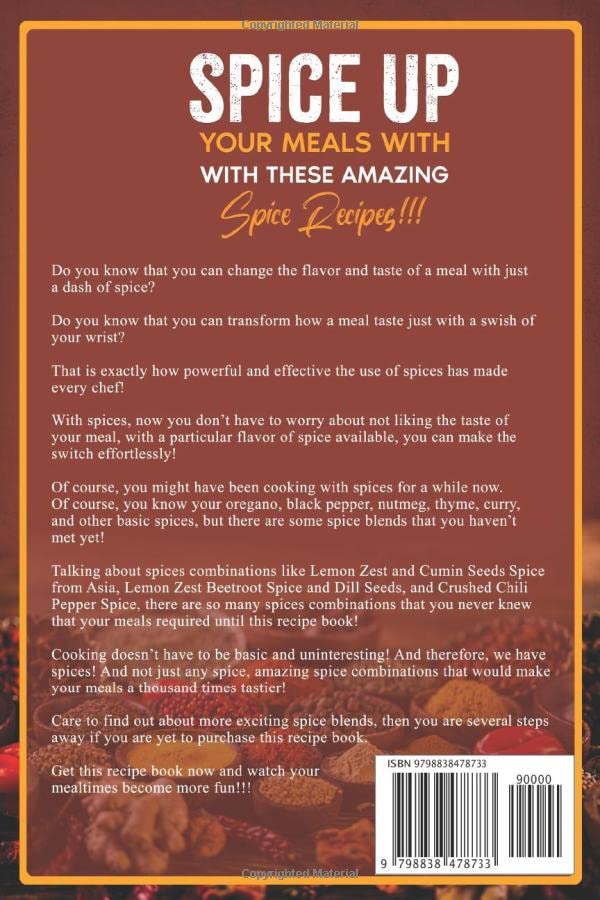 Miniatura 2 de Spice up Your Meals With These Amazing Spice Recipes!!! Spice It Up The Golden Spice Combination Cookbook