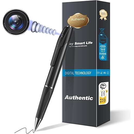 DEATTI 1080P Body Camera Pen