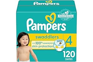 Gentle, Reliable Diapers for Active Toddlers: Pampers Swaddlers Size 4 Cruisers, Ultra...