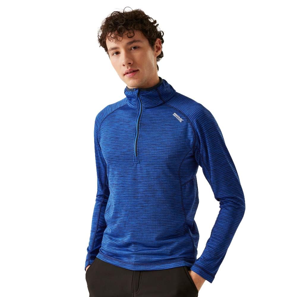 Regatta Men's Olympian Blue Yonder Ii Half Zip Outdoor Pullover Fleece - 2XL