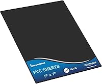 Vista 27 de Mega Format Hojas de plástico de PVC expandido, hoja blanca rígida de 6 x 12 pulgadas para manualidades, señalización y exhibiciones, tablero de PVC