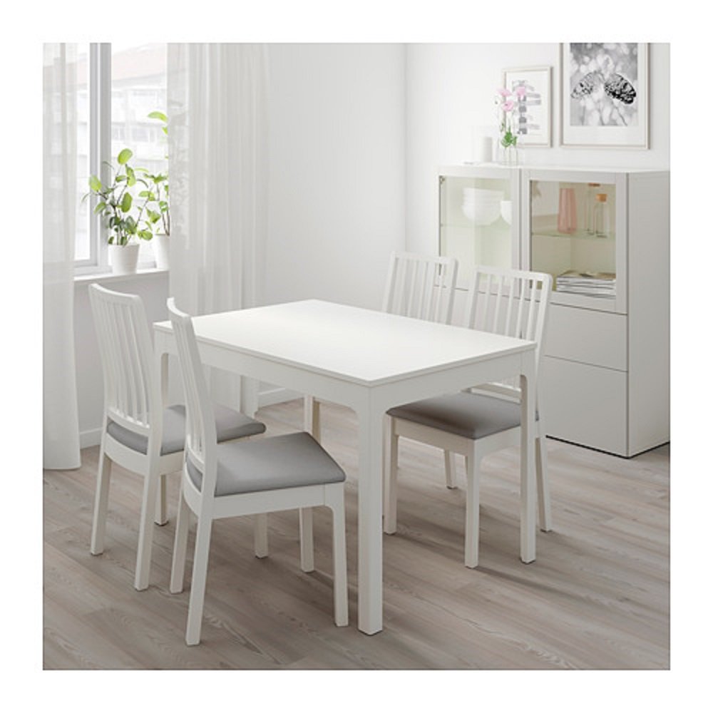 Amazon｜IKEA/イケア EKEDALEN：伸長式テーブル4〜6人用 ホワイト  